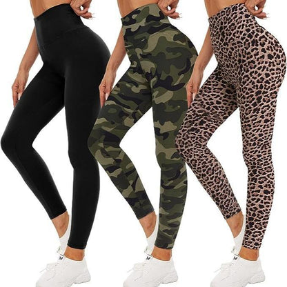 Viconow 3 Pack Black High Waisted Leggings for Women