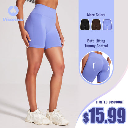 Viconow Workout High Waist Summer Shorts for Womem